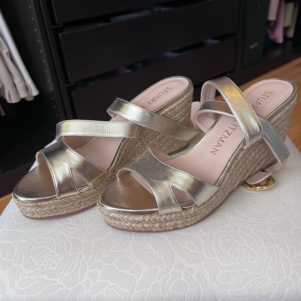 stuart weizman leather sandals